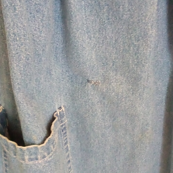 VINTAGE! Embroidered Disney Denim w/Mickey, Minnie, Donald, Daisy, Goofy & Pluto - Picture 6 of 12